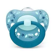 NUK Signature Silicone 6-18m x 1 celeste