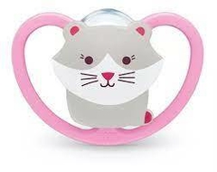 Set x2 Chupetes Nuk Space0-6 GATO/PUERCOESPIN - comprar online