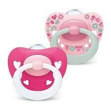 Nuk Silicone signature 6-18 m x2 ROSA