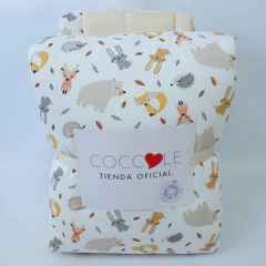 Acolchado + Chichonera para Cuna Funcional 80 x 140 en Piqué Estampado Coccole(CONSULTAR DISEÑOS ANTES DE COMPRAR A NUESTRO WHATSAPP) - buy online