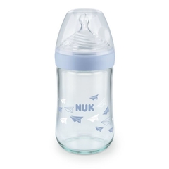 Mamadera Natural Sense Nuk 260ml CELESTE