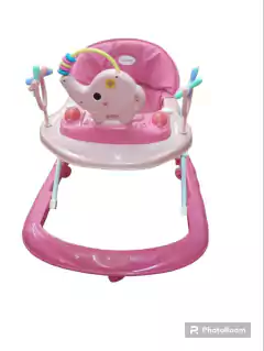 Andador Musical Elefante Rainbow Rosa