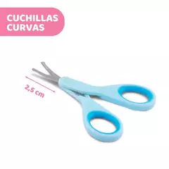 CHICCO TIJERA PARA UÑAS CELESTE en internet