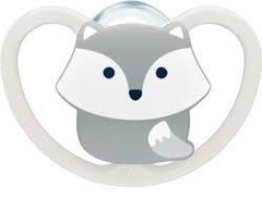 Set x2 Chupetes Nuk Space 0-6 M PINGUINO/ZORRO - comprar online