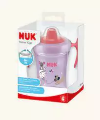 Vaso Nuk Evolution Trainer Cup Con Pico Blando ROSA - El Arca del Bebè