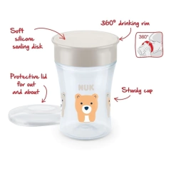 Vaso Evolution Magic Cup 250ml Antigoteo 360º ROSA - comprar online