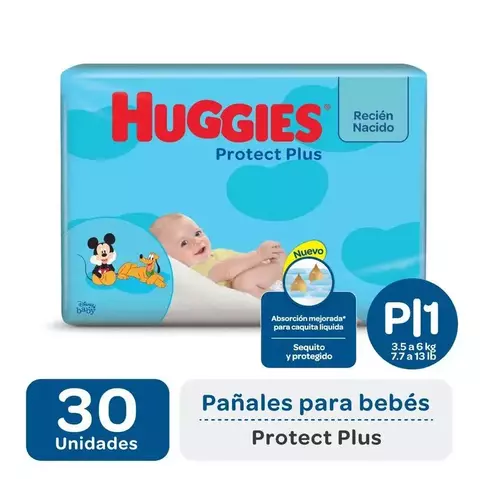 Pañales Protec Plus Talle P (30 unidades)