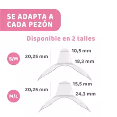 Pezoneras SkinToSkin Chicco S/M x 2 en internet
