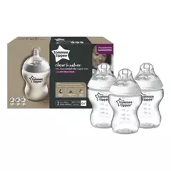 TOMMEE TIPPEE SET 3 MAMADERAS 260 ML. 0m+ - comprar online