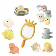 BABY FAVORITE SET DE BAÑO ANIMALES FORMAS Y BARCOS 22 PIEZAS - comprar online