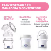 Sacaleche Eléctronico Portátil Chicco Natural Feeling - comprar online