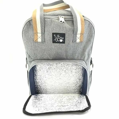 MOCHILA MATERNAL JUANA GRIS - comprar online