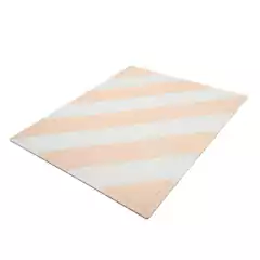 Piso de Goma Eva Triangular 32x32 40 piezas Color Salmon - El Arca del Bebè