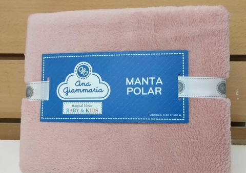 Manta polar soft Rosa