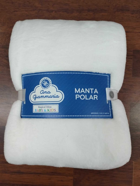 Manta Polar Soft Funcional Blanca