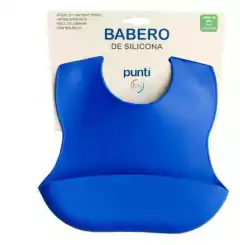 Babero de silicona varios colores punti en internet
