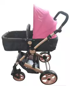 Coche 3 en 1 con huevito CT07 Tinokids Fucsia/Negro on internet