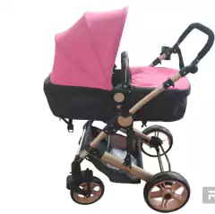 Coche 3 en 1 con huevito CT07 Tinokids Fucsia/Negro - buy online