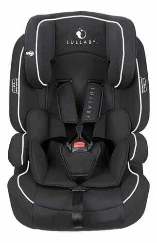 Booster Lullaby Lucca 9-36kg con respaldar solo color negro