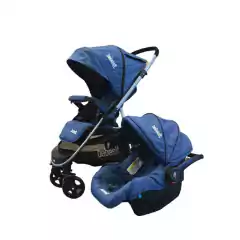 Coche Bebesit 1390 TS Travel System con Manillar Rebatible Azul