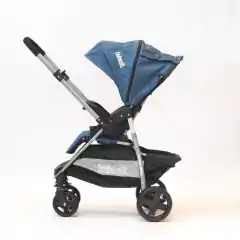Coche Bebesit 1390 TS Travel System con Manillar Rebatible Azul - El Arca del Bebè
