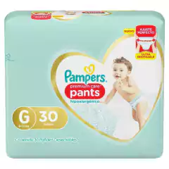 Pañales Pampers Premium Care Pants G (30 UNIDADES) - comprar online