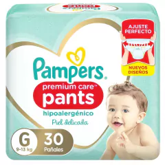 Pañales Pampers Premium Care Pants G (30 UNIDADES)