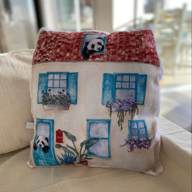 ALMOHADÓN CASA PANDAS