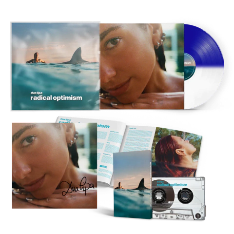 Bundle Dua Lipa - Radical Optimism Deluxe LP + K7 + Card Autografado