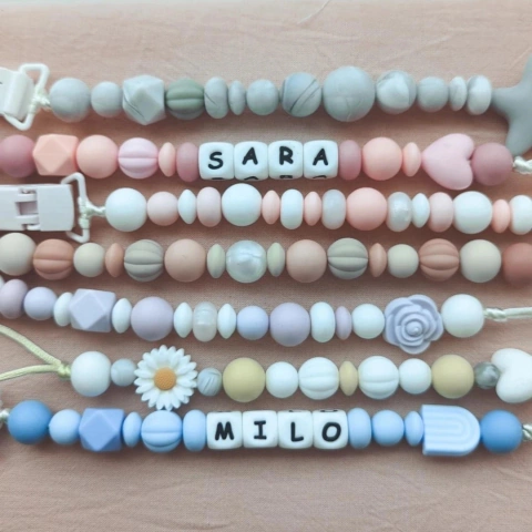 Portachupetes Personalizados Nombre