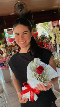 Rosa especial na internet