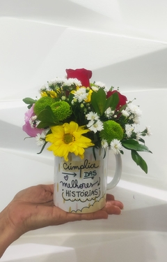 Caneca Amiga - Florart Floricultura 
