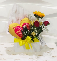 Box Carta com flores