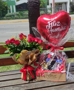 Ramalhete + Box com chocolates