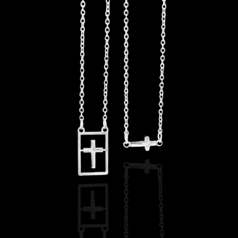 Escapulário Will - Prateado Aço Inox