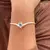 Imagem do Pulseira de Berloques Fecho Estrela Banhado a Prata 925 TAMANHO 17CM EDIÇÃO LIMITADA
