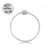 Pulseira de Berloque Fecho Cravejado em Prata 925 Legítima - comprar online