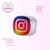 Berloque Instagram Banhado a Prata 925 na internet