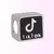 Berloque Tiktok Banhado a Prata 925 - comprar online