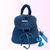 Bolsa Saco Azul Marinho Stitch em Crochê Artesanal - comprar online