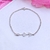 Pulseira Flecha Cravejada em Prata 925