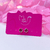 Brinco Ponto de Luz Pink Banhado a Prata