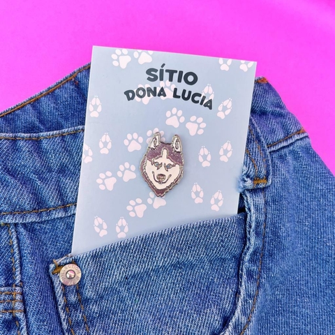 Botton Cachorrinho Husky