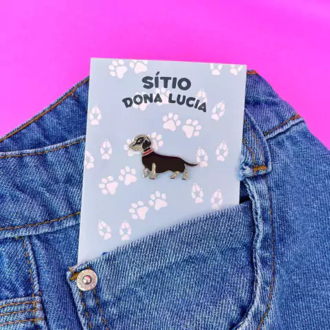 Botton Cachorrinho Salsicha