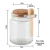 Pote de Vidro com Colher de Madeira e Tampa de Rolha - 240ml - loja online