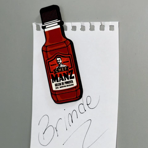 Brinde: Imã de geladeira