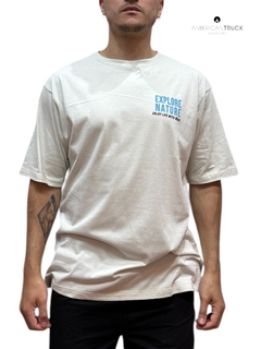 Remera IÑK Arundel Relax Flor Blanca