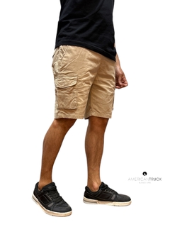 Bermuda Jogger Beige Cargo - comprar online
