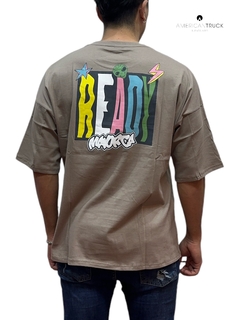 Remera IÑK Behra Loose Ready Tostado - comprar online