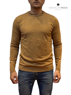 Sweater American Manhatan Beige cuello O